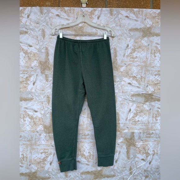 “Free City ‘FLOW’ French Terry Logo Sweatpants – Small, Olive Green - Picture 5 of 10